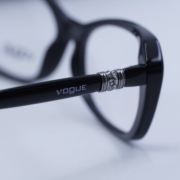 Vogue VO2960-B W44 Cat Eye Eyeglasses 52mm Black - Picture 9 of 10